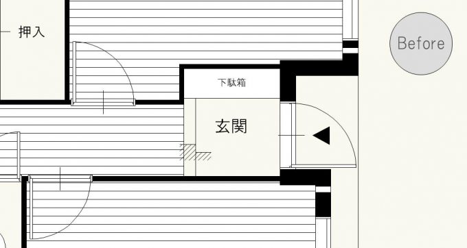 リフォーム前の図面